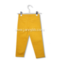 elastic waist cotton girls pants